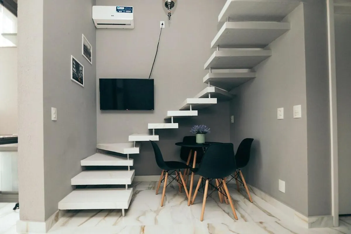 Studio Duplex A 30 Passos Do Metro Brooklin 1302 圣保罗 公寓